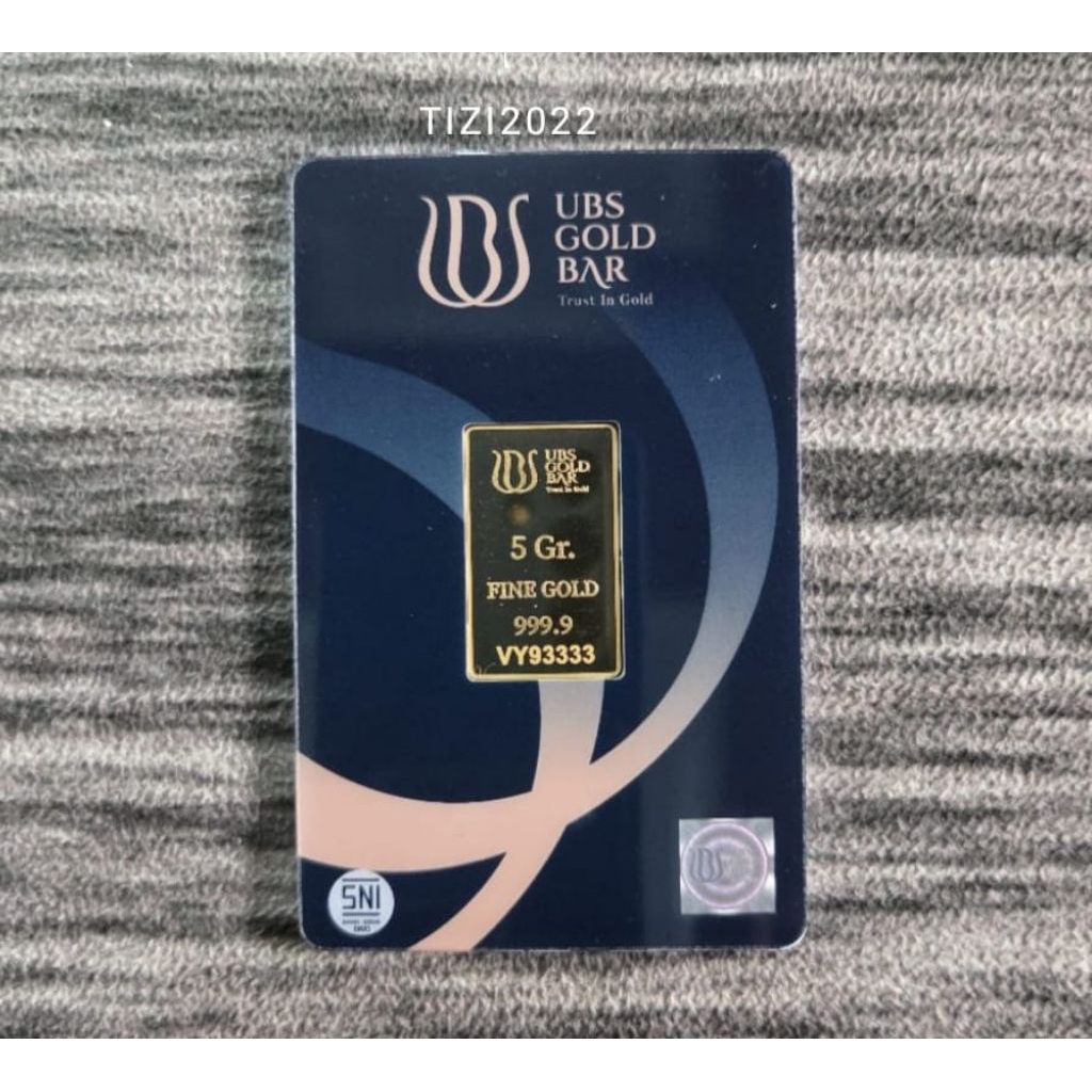 Logam Mulia Emas UBS 5 Gram Kadar 999.9