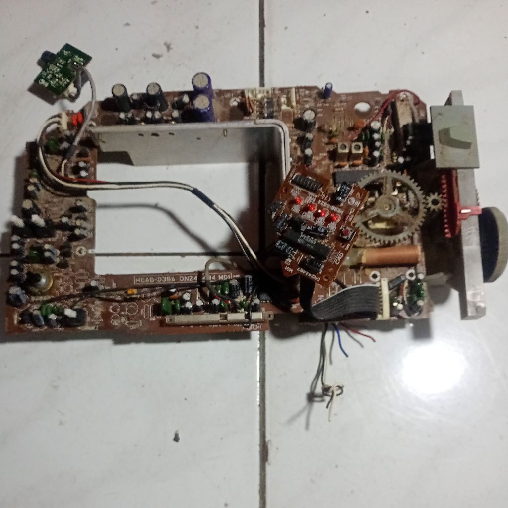 mesin tape compo Polytron boxer ful PCB ic an7135 normal bonus mekanik kaset