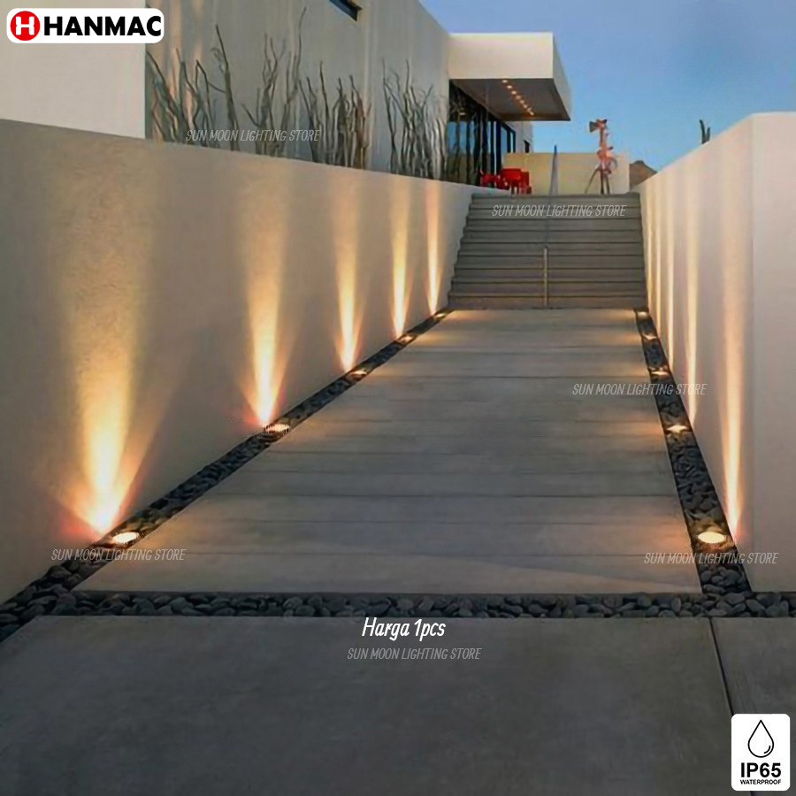 Lampu lantai led tanam sorot focus 12 derajat taman waterproof outdoor