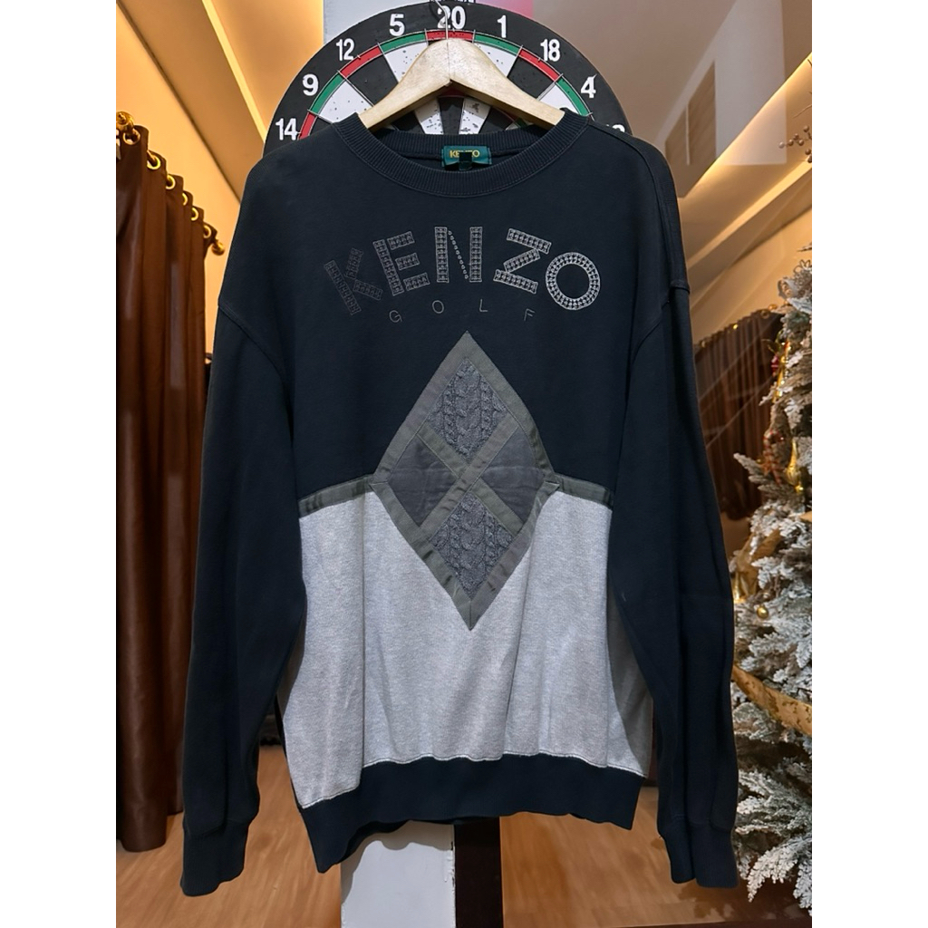 Kenzo Golf Full Embroidered Sweater