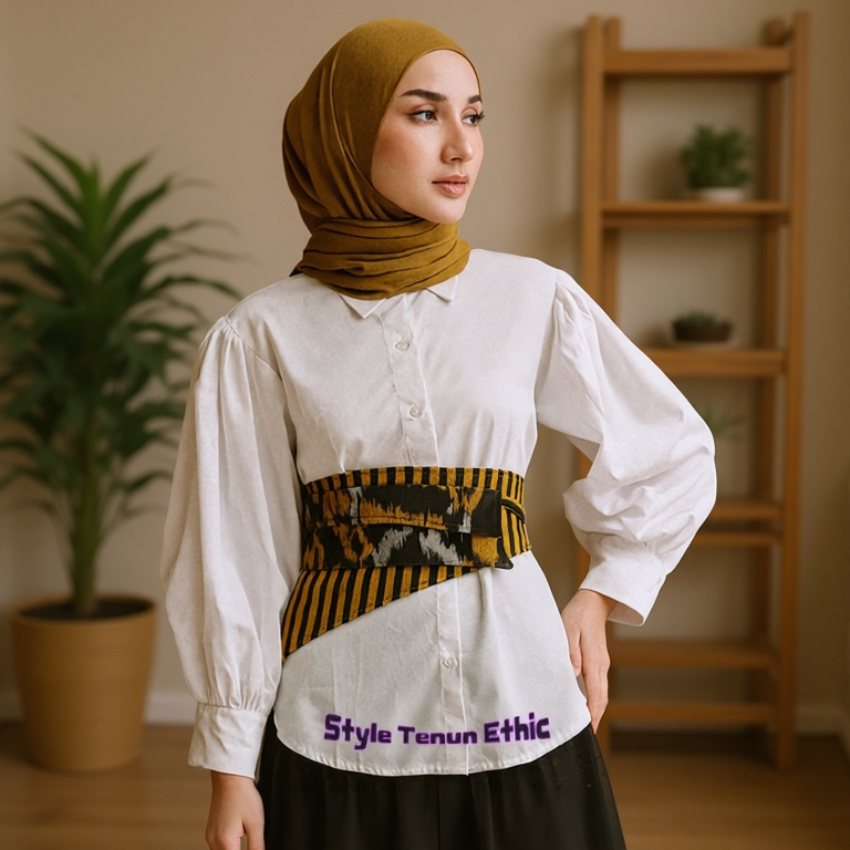 OBI - BELT - OBI TENUN - IKAT PINGGANG TENUN UNISEX CEWEK COWOK
