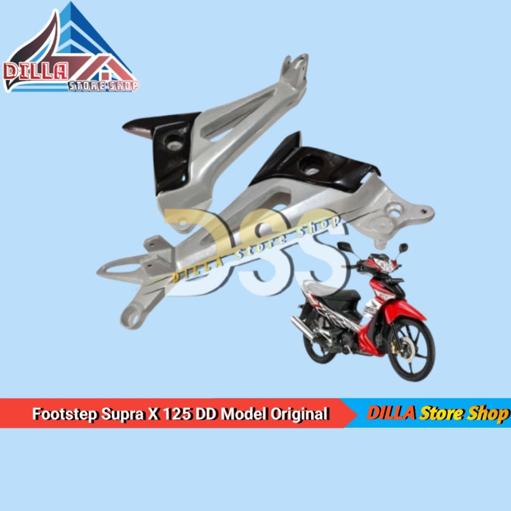 Footstep Supra X 125 DD Model Original Sepasang TRG Hight Quality PNP Supra X 125 DD Tahun 2008-2014