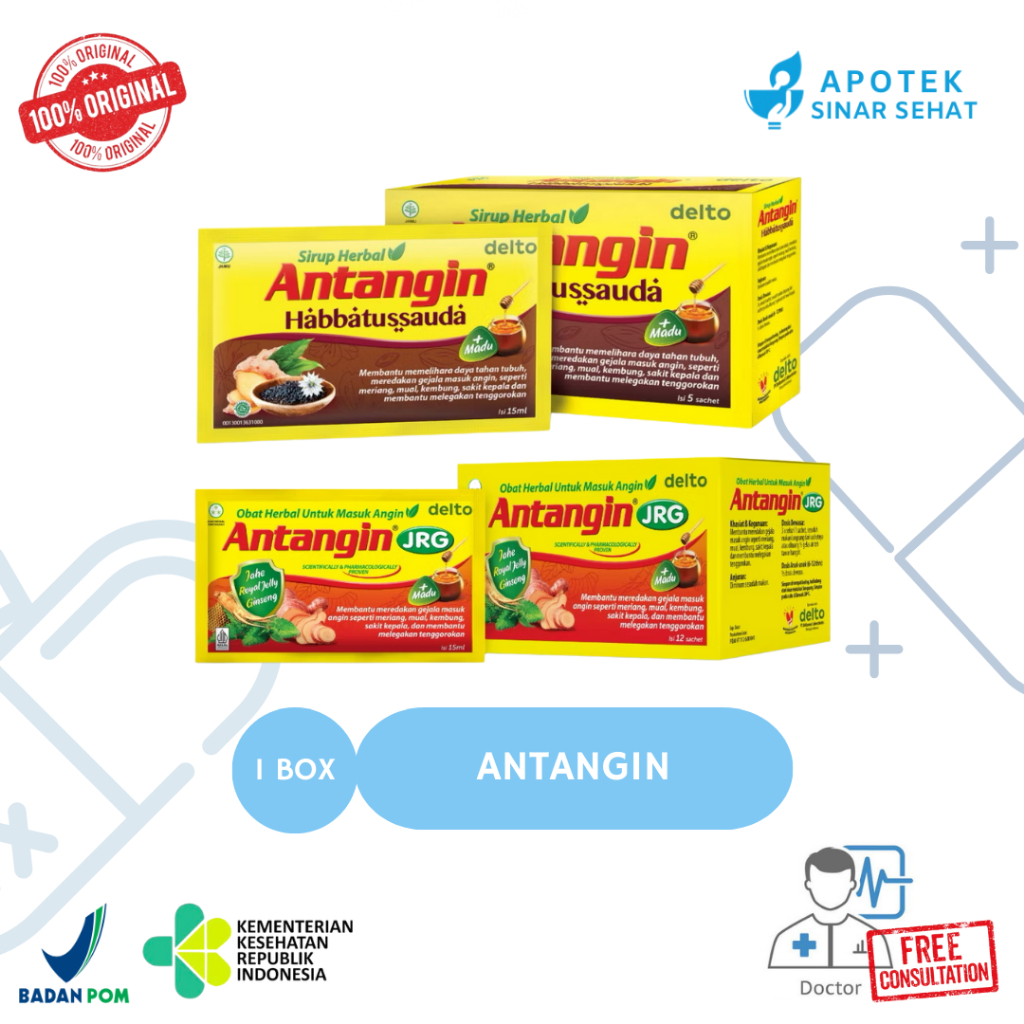 Deltomed Antangin JRG Cair 15ml Original Habbatussauda