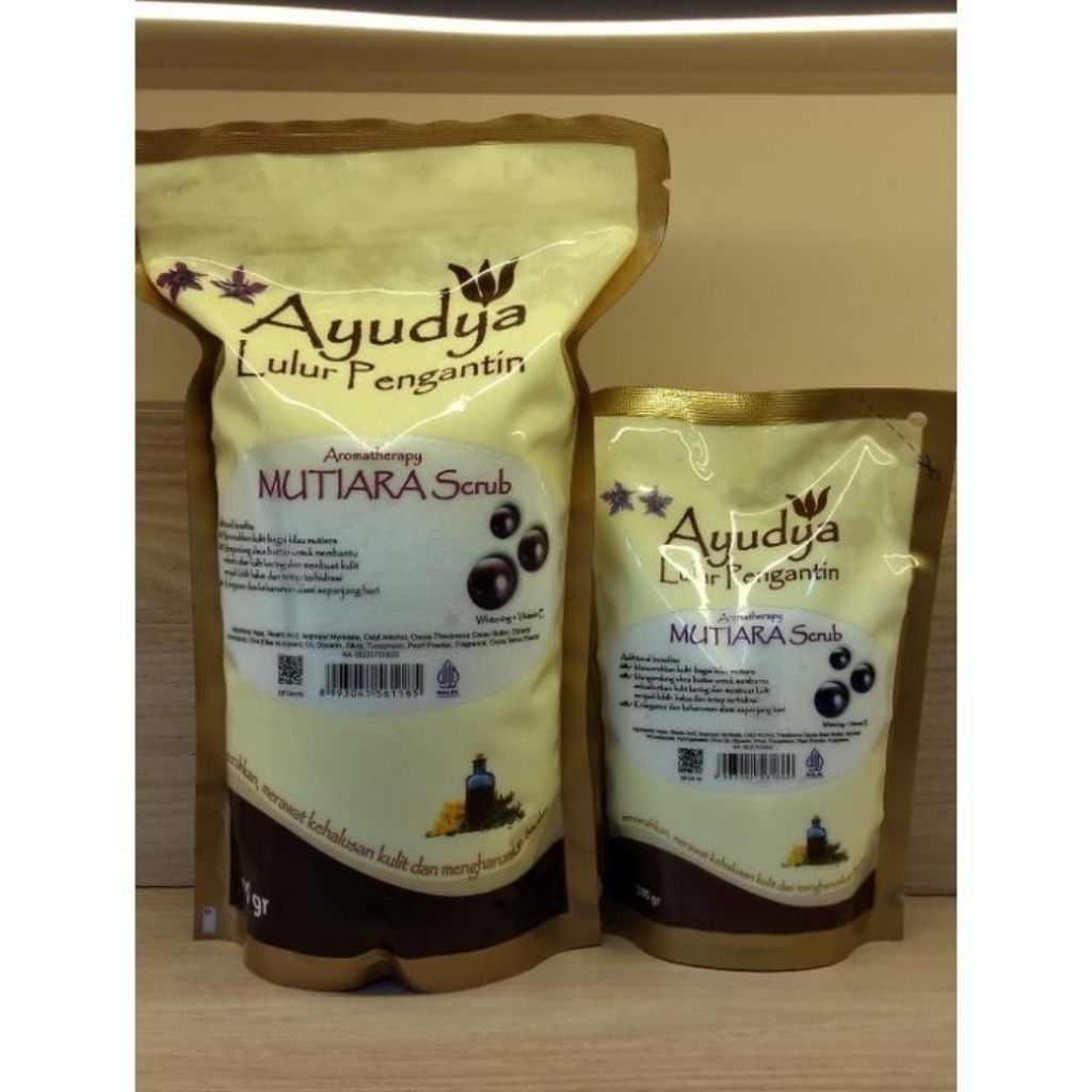 Ayudya Lulur Pengantin Mutiara Scrub 300/1000 gr