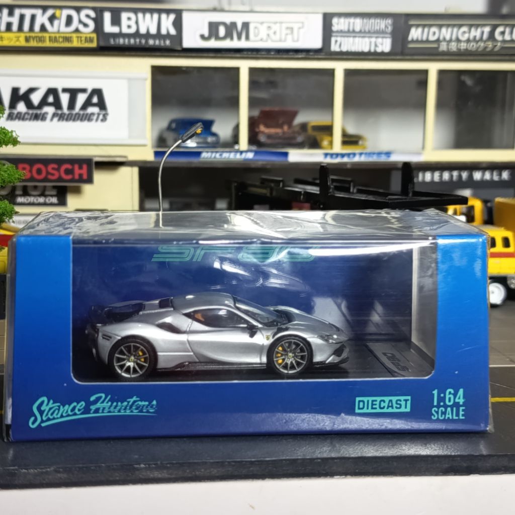 STANCE HUNTERS FERRARI SF90 SILVER