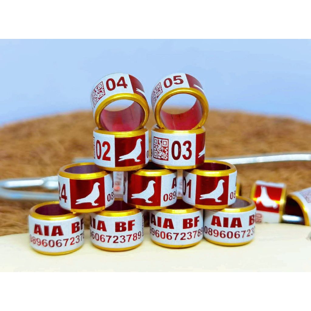 Ring burung merpati 25 biji