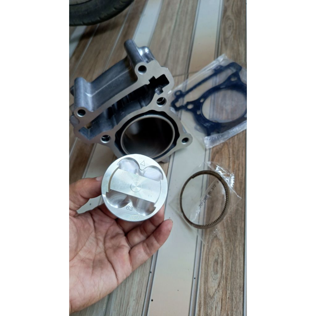 blok piston mx vixion 63 set