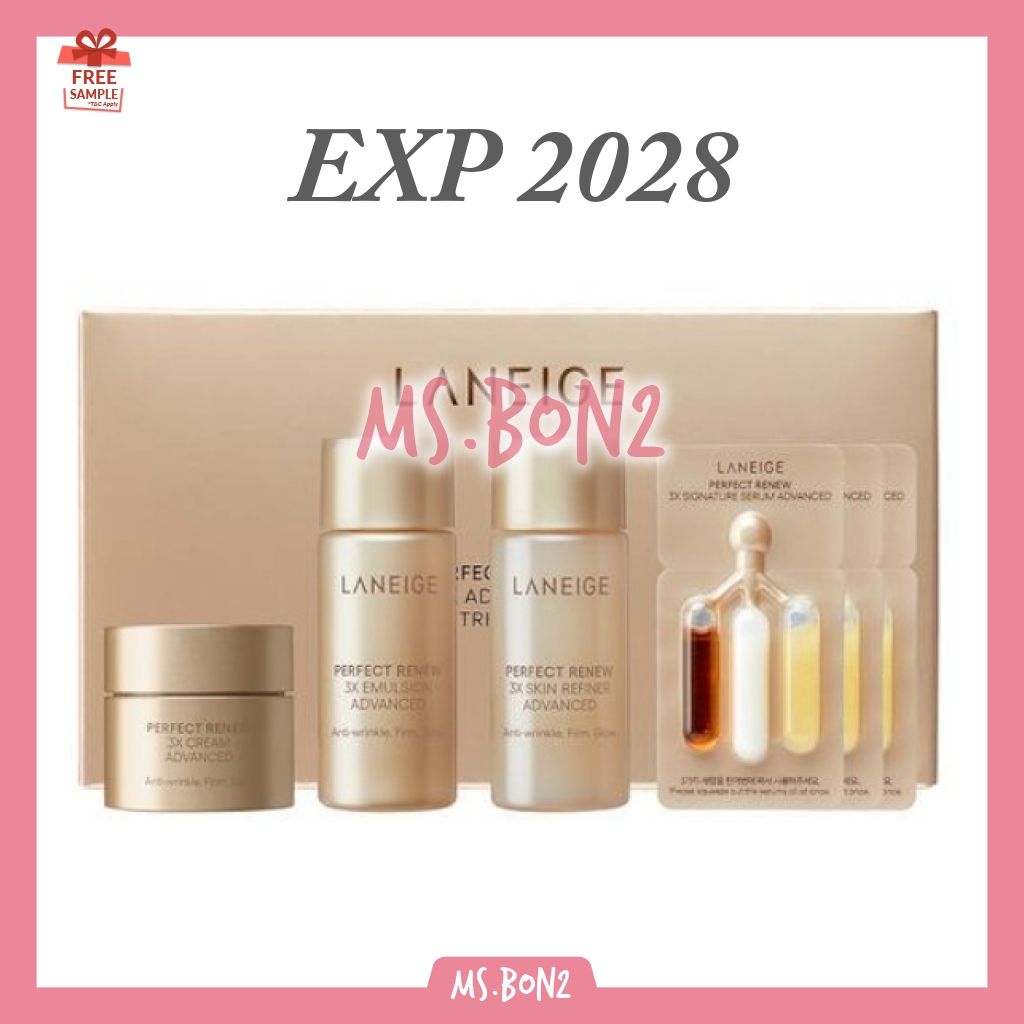 Laneige Perfect Renew 3X Advanced Kit / Youth Retinol Eye Cream / Signature Kit | Serum Cream Skin R