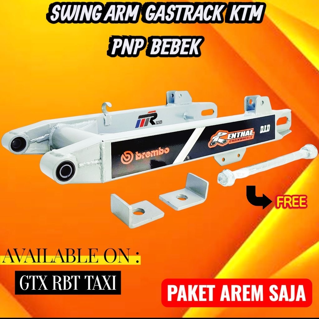 Arm Swing Arm bebek arem trail GTX RBT GASTRACK pnp Honda blade revo supra