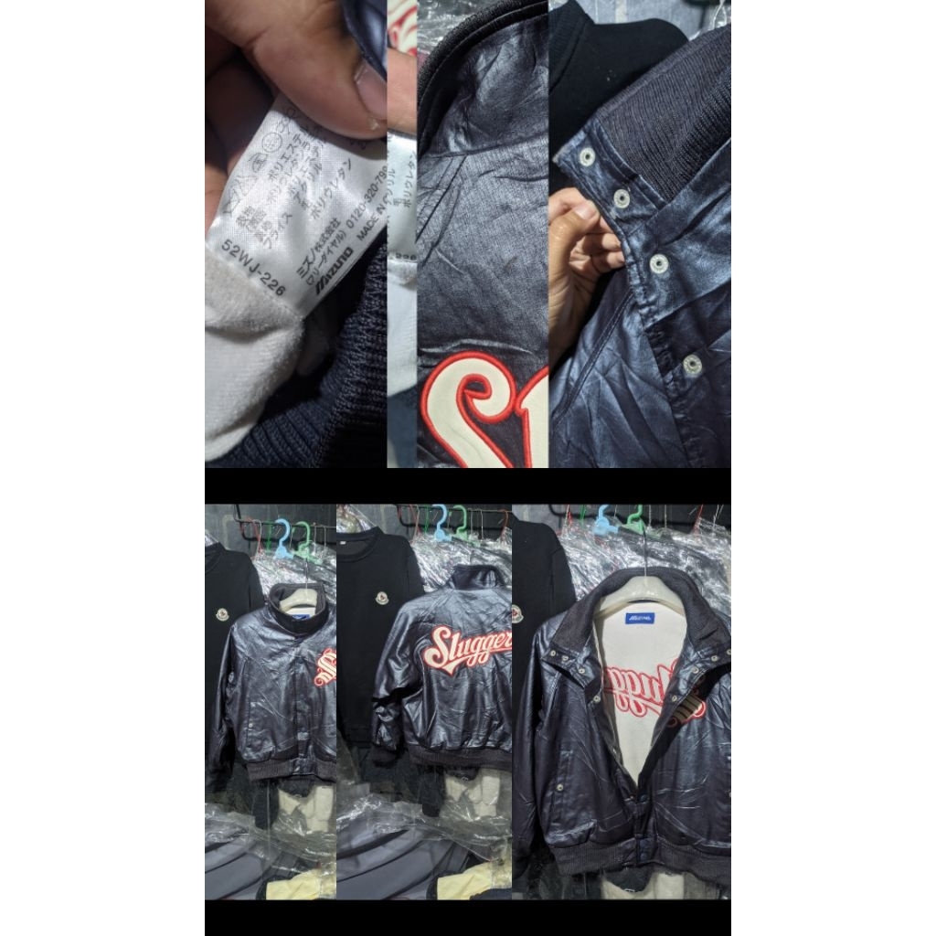 leather jaket crop cewek