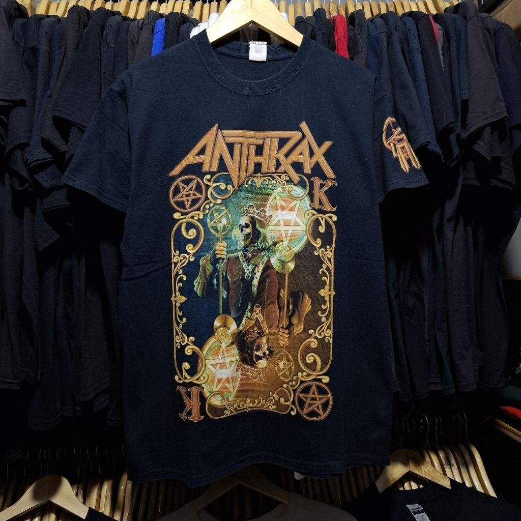 kaos band ANTHRAX world tour 2017 original