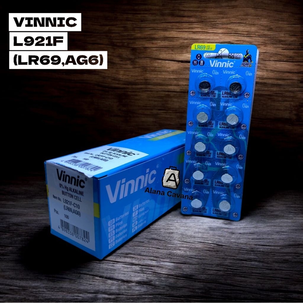 Baterai Vinnic L921F 371 Original Batre Jam Tangan 920 LR920 L920Gh LR921 Alkaline Battery 1.5V