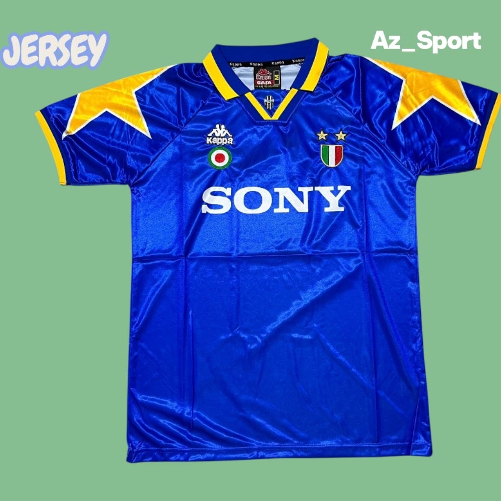Jersey Juventus Retro 1997/1998 Home | Kappa Classic | Sponsor SONY | Biru