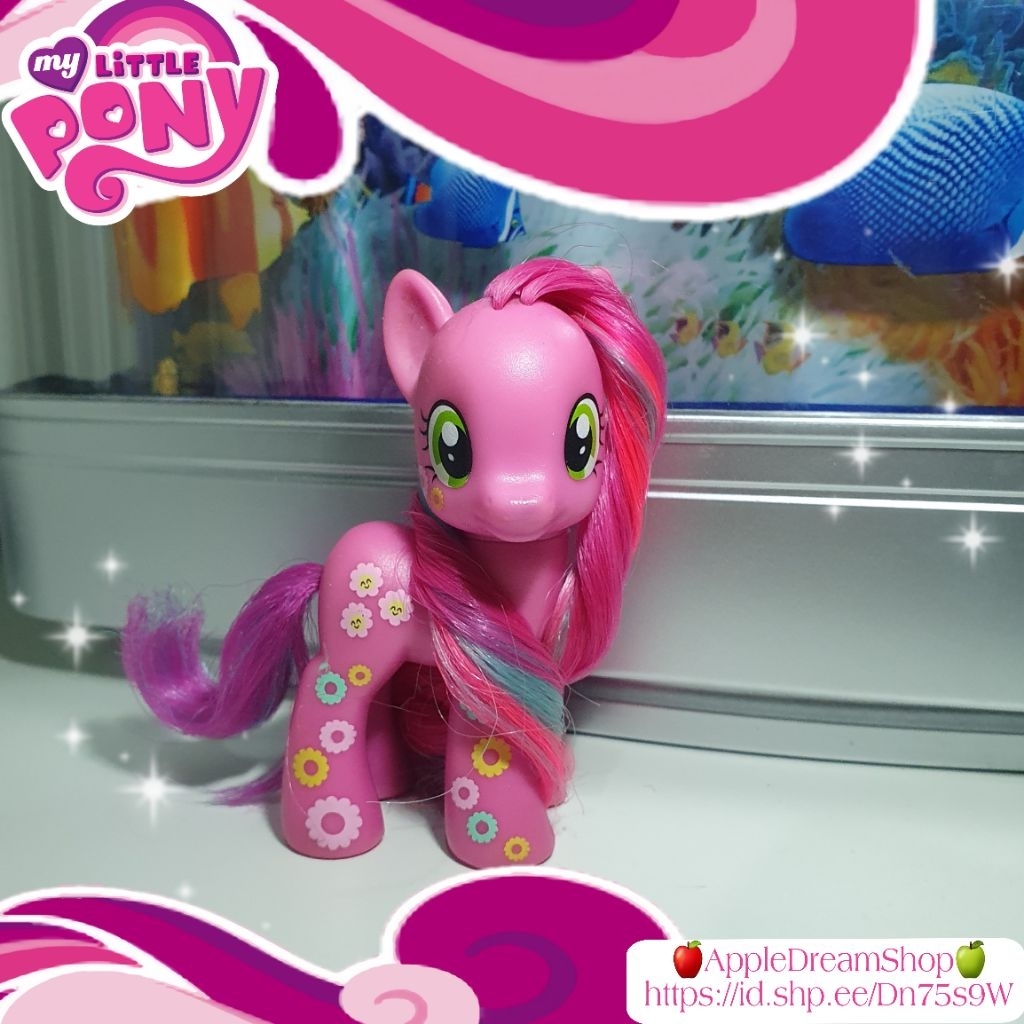 RARE Figure My Little Pony Friendship is Magic Rainbow Power neon Cheerilee original Hasbro
