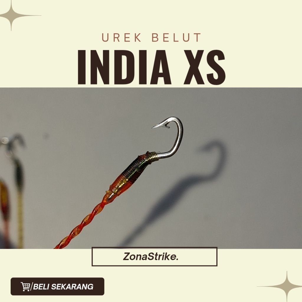 Urek Belut Pancing Belut India Ukuran XS