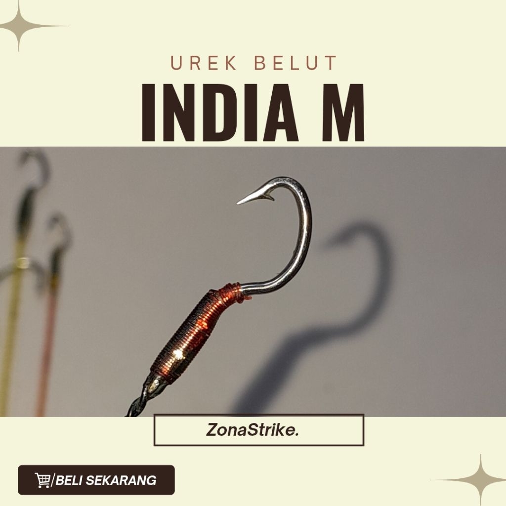 Urek Belut Pancing Belut India Ukuran M