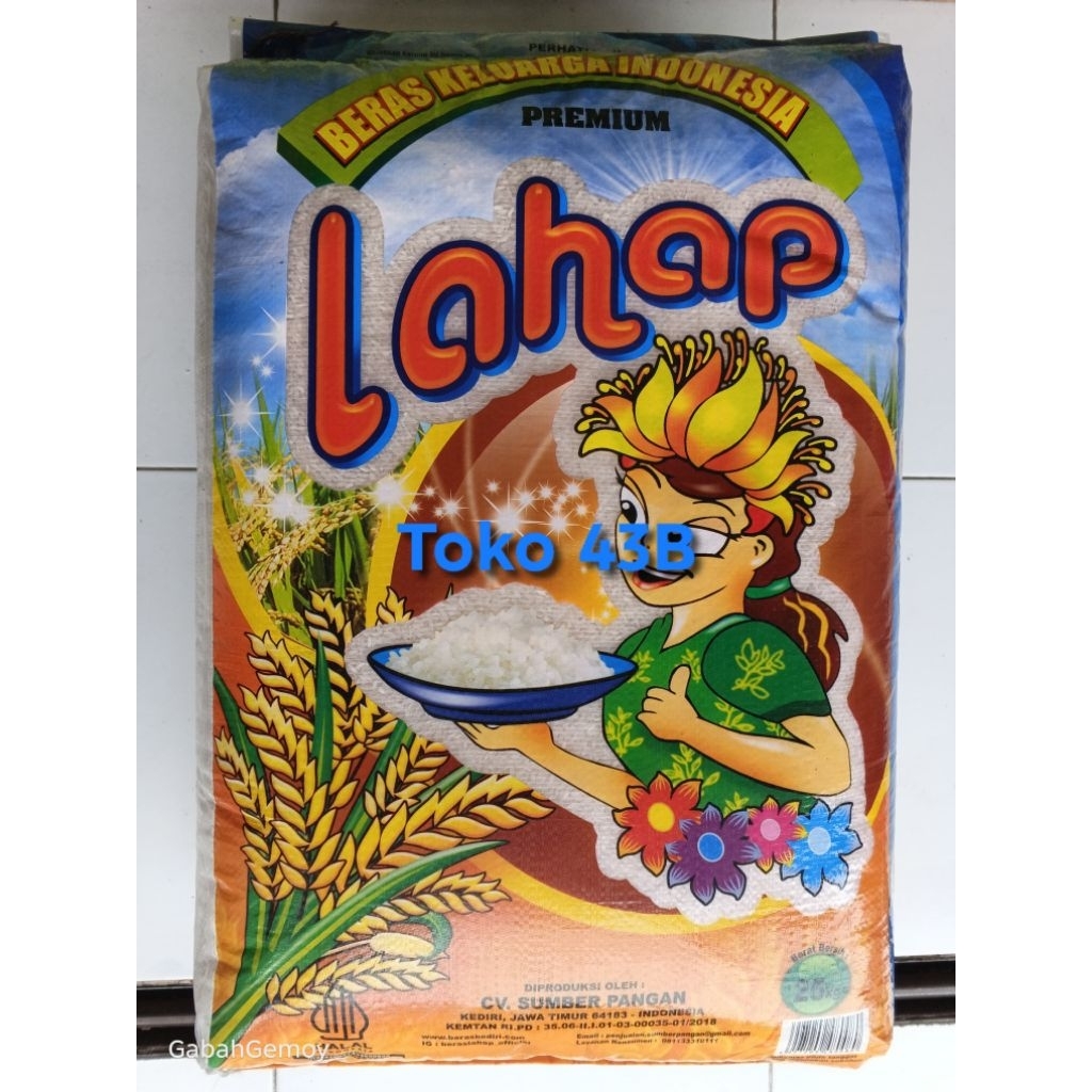 Beras Lahap 25kg - instan