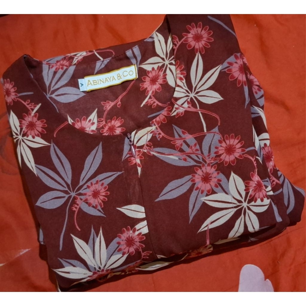Preloved One Set Kurung Abinaya Butik Full Furing