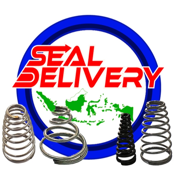 Per Tekan Kerucut Baja Kawat 1 mm OD/OD 12/25 mm L 50 mm