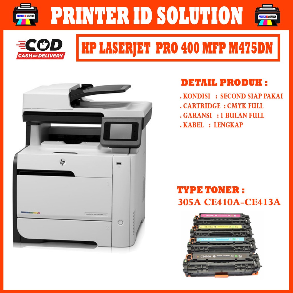 Printer Hp Laserjet Pro 400 Color Mfp M475dn Print Scan Copy