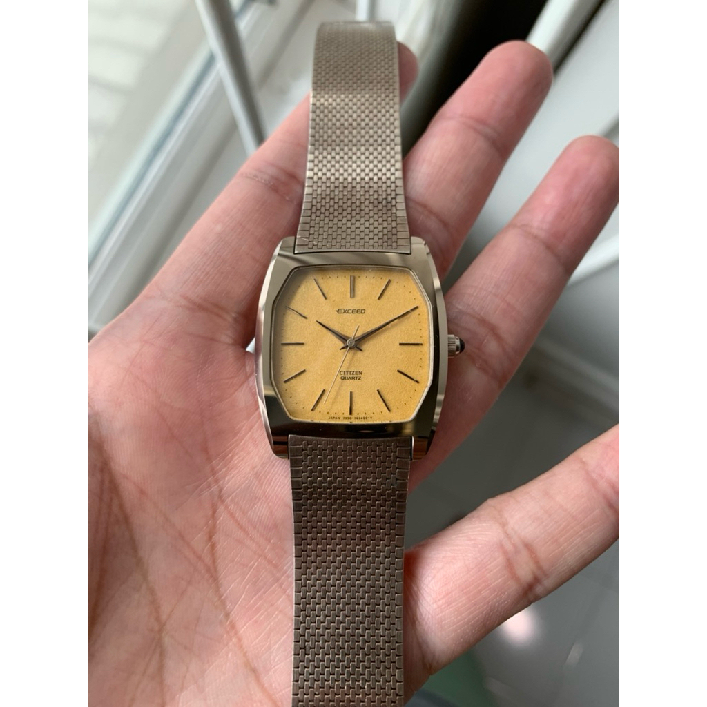 Citizen Exceed Tungsten UHAG (Ultra Hard Alloy) , Kaca Sapphire - Ref 4-796225 ultra thin quartz mov