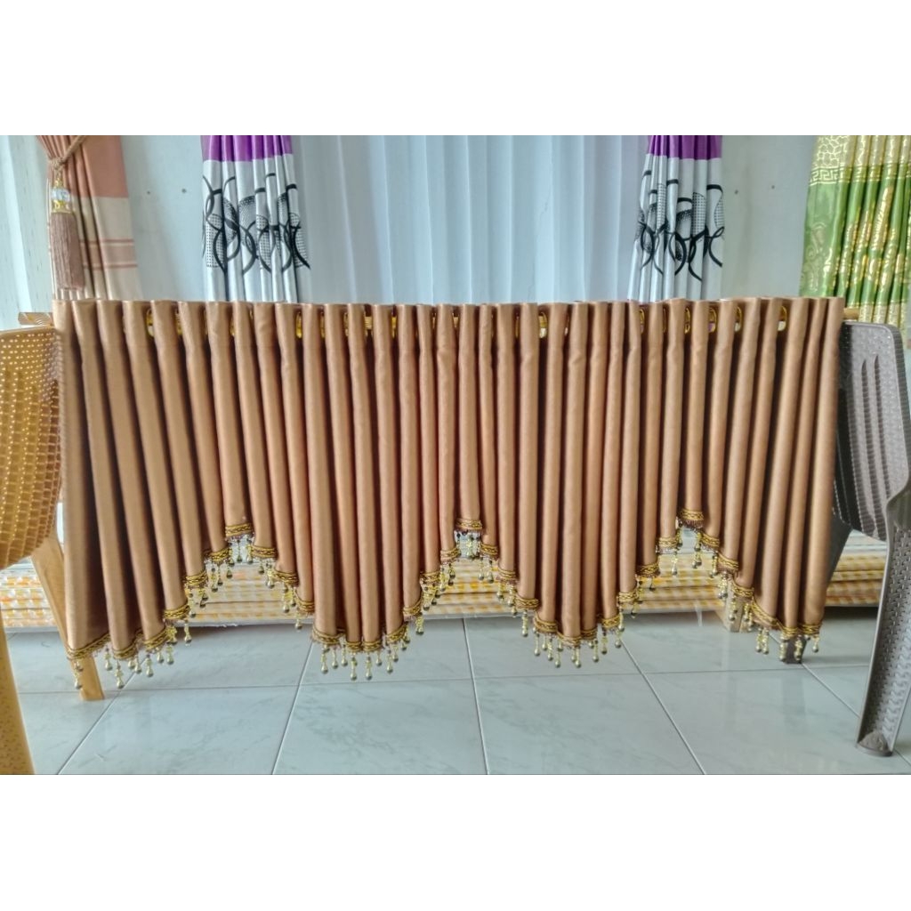 GORDEN PONI MINIMALIS ELEGAN TIRAI JENDELA RUANG TAMU DAN KAMAR