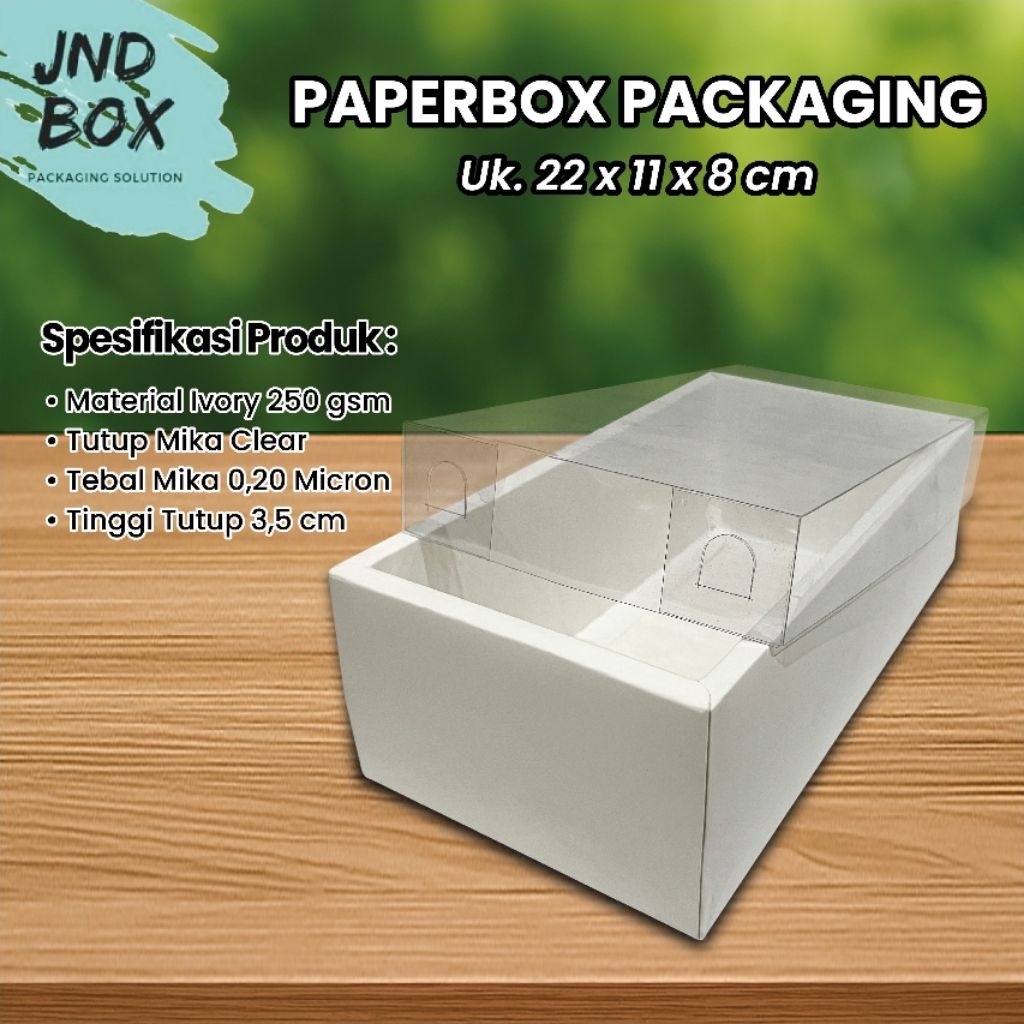 Box Doskue 22 x 11 x 8 Model Badan Tutup