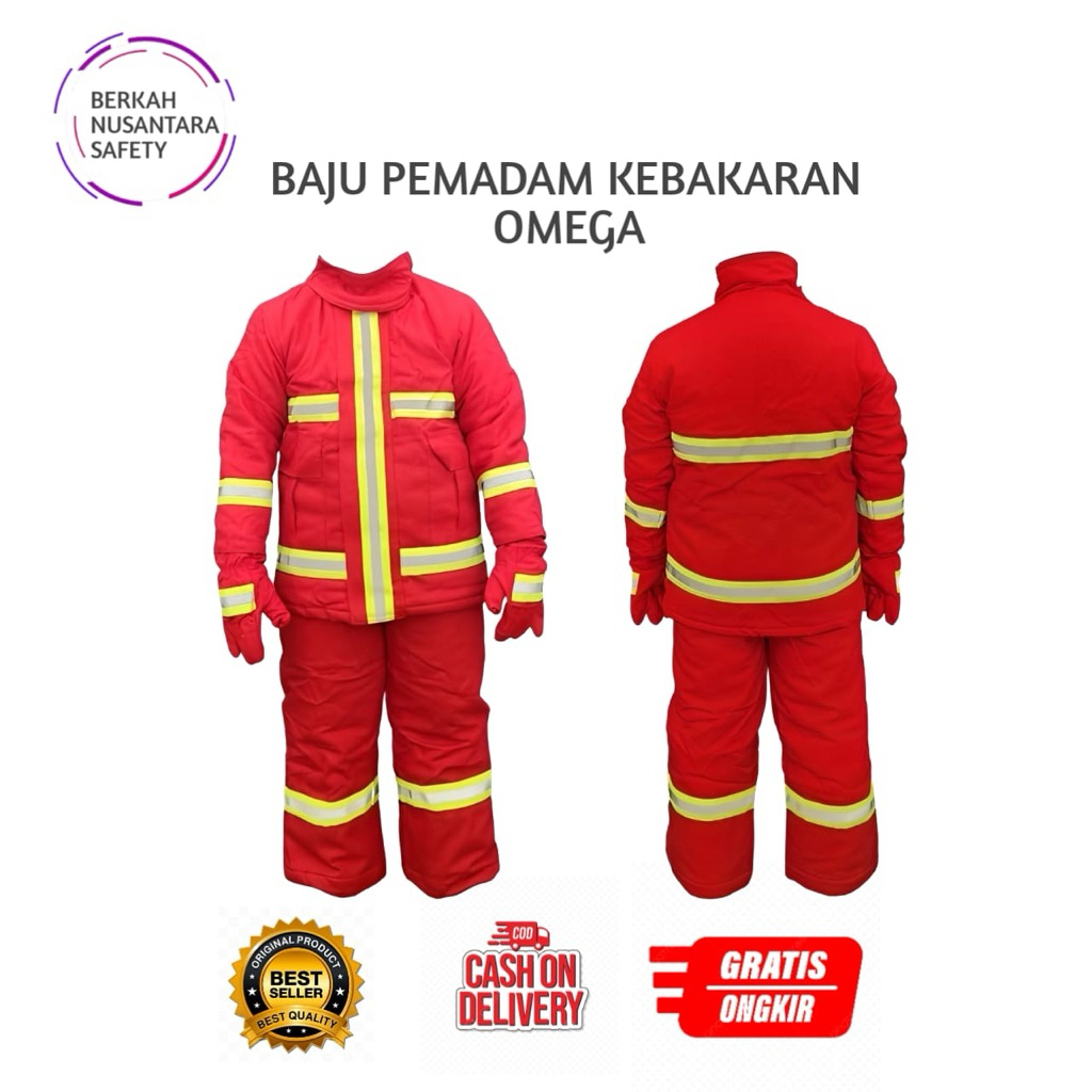 BAJU PEMADAM KEBAKARAN OMEGA/BAJU SAFETY PEMADAM KEBAKARAN/BAJU PEMADAM SAFETY OMEGA