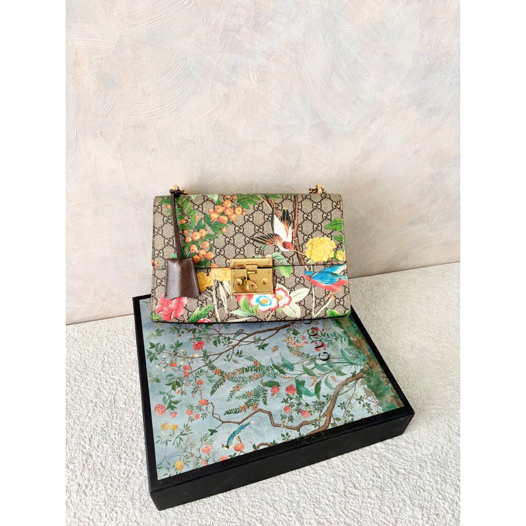 (PRELOVED) Gucci Medium Dionysus Flowers Brown GHW