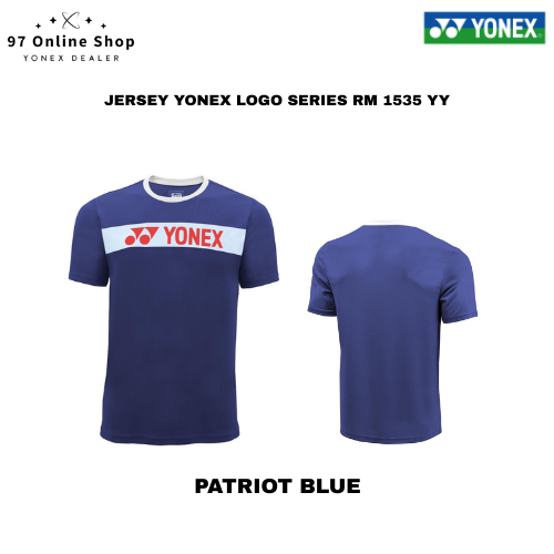 YONEX Jersey Badminton RM-1535-178P LOGO YY ORIGINAL - PATRIOT BLUE