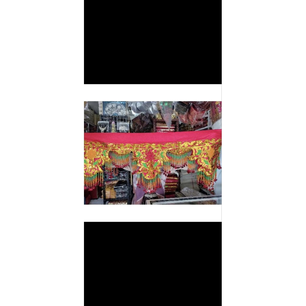 ondas kalubai/tirai dekorasi dinding/hiasan dinding pelaminan/tirai pelaminan