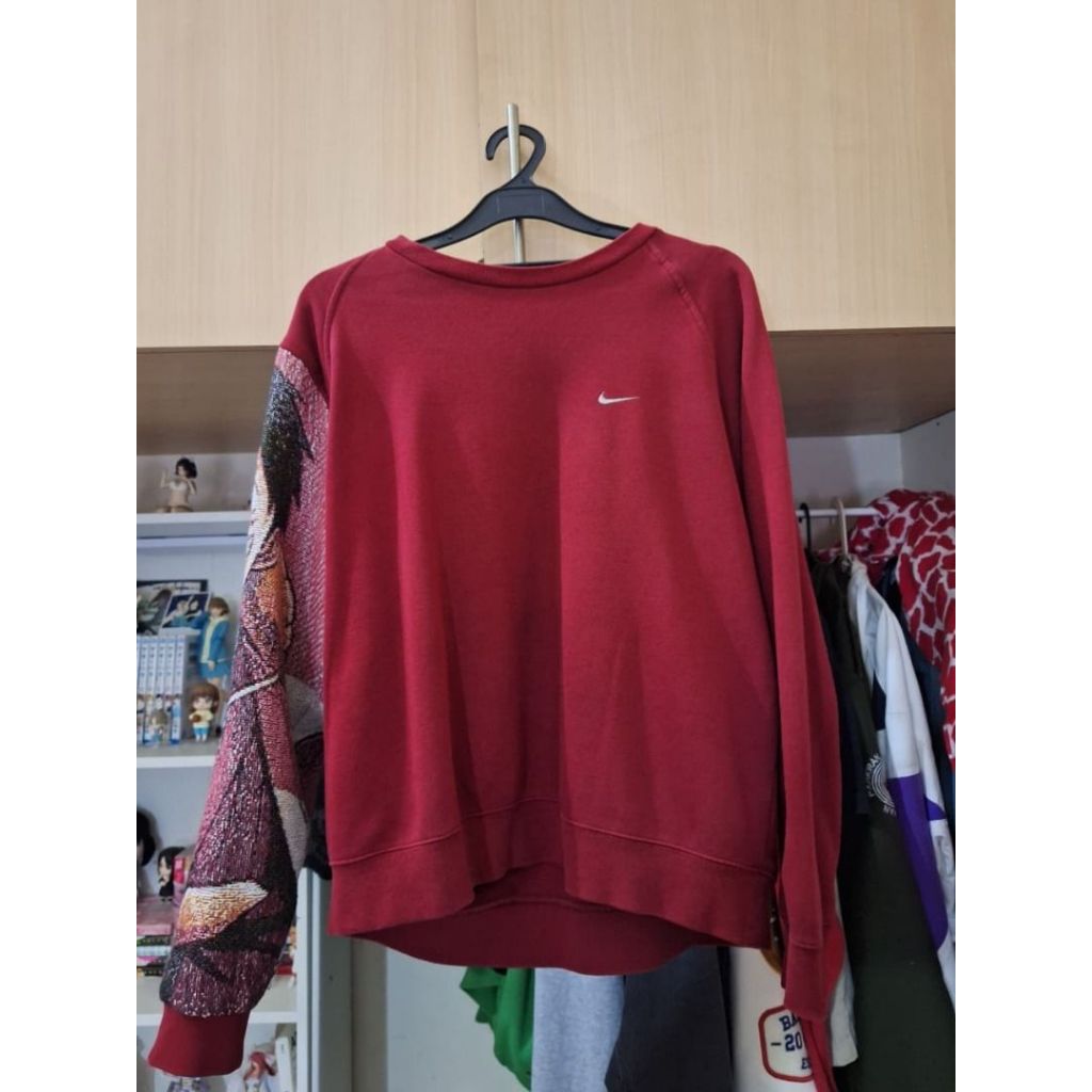 Vintage Nike Crewneck Rework One Piece Luffy
