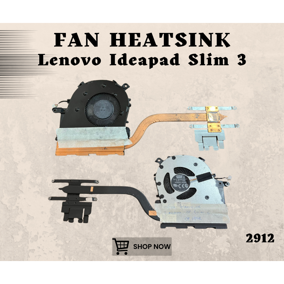 FAN HEATSINK KIPAS LAPTOP LENOVO IDEAPAD SLIM 3 SECOND