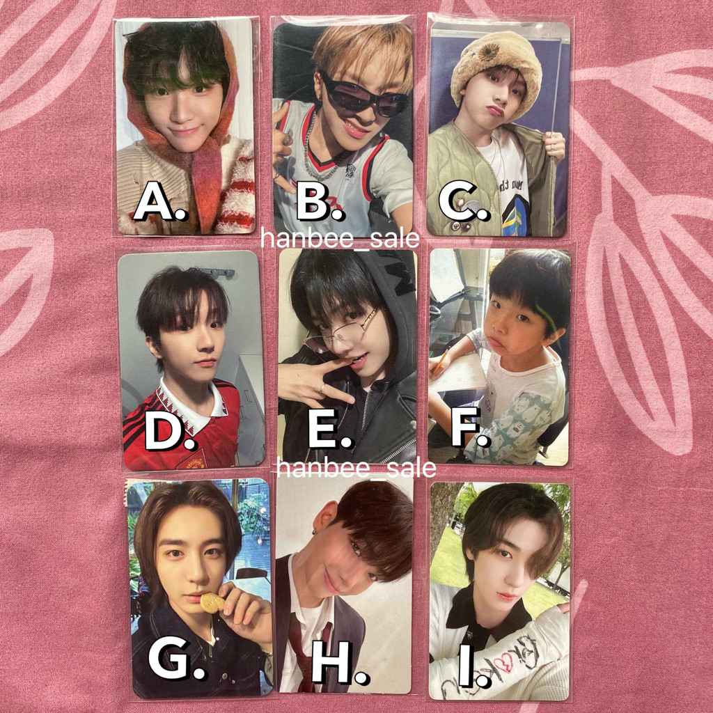 [READY] (5) Photocard Boynextdoor Official Woonhak Myung Jaehyun Leehan ld pob oyoung no genre board