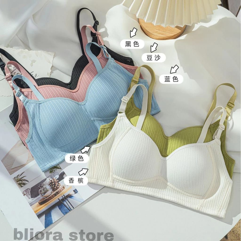 ￼BRA / BH WANITA 1681 TANPA KAWAT BUSA TIPIS CUP A, READY SIZE 34-42