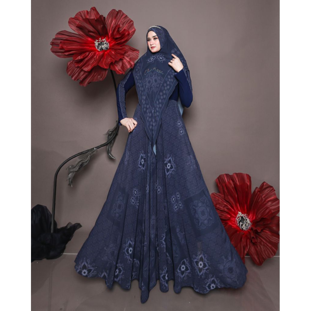 Gamis Syari Premium Rayola Series By Charissa Syari / Gamis Syari Cantik / Gamis Syari Terbaru