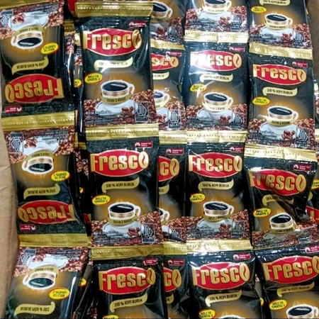 Promo 3 Renceng Fresco Kopi Hitam Renceng 36x6gr Fresco Hitam 100% Kopi Bubuk