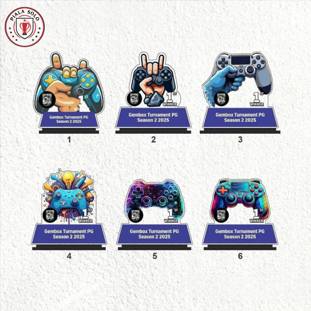 Piala E Sport Piala Games Piala Gamer Plakat E Sport Piala E Sport Piala Akrilik Plakat Gaming Piala