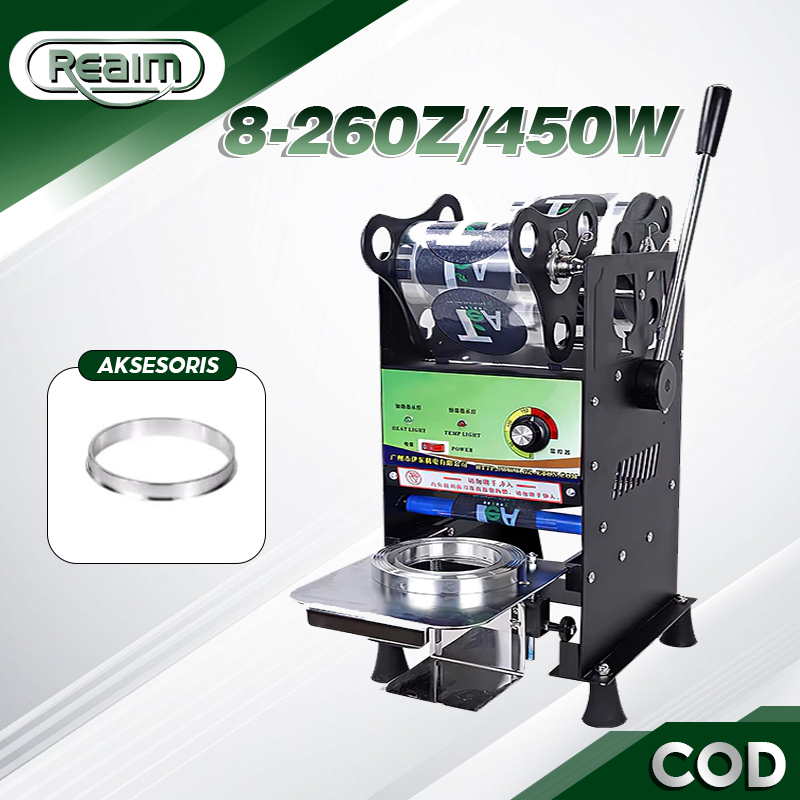 Reaim Mesin Cup Sealer Mesin Cup Press 8-20 Oz Original Mesin Press Cup Mesin Press Gelas Plastik Se