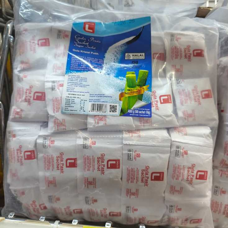 CHOICE L gula pasir sachet 100X8 gram