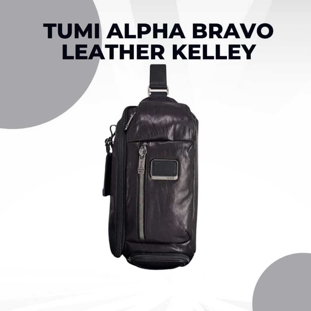 TUMI ALPHA BRAVO LEATHER KELLEY