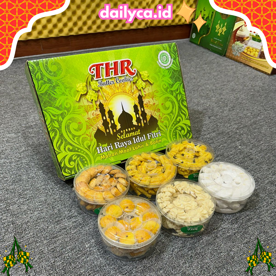 PAKET HAMPERS KUE KERING | PAKET KUE KERING LEBARAN | PAKET THR ISI 6 TOPLES PREMIUM | HAMPERS PAKET