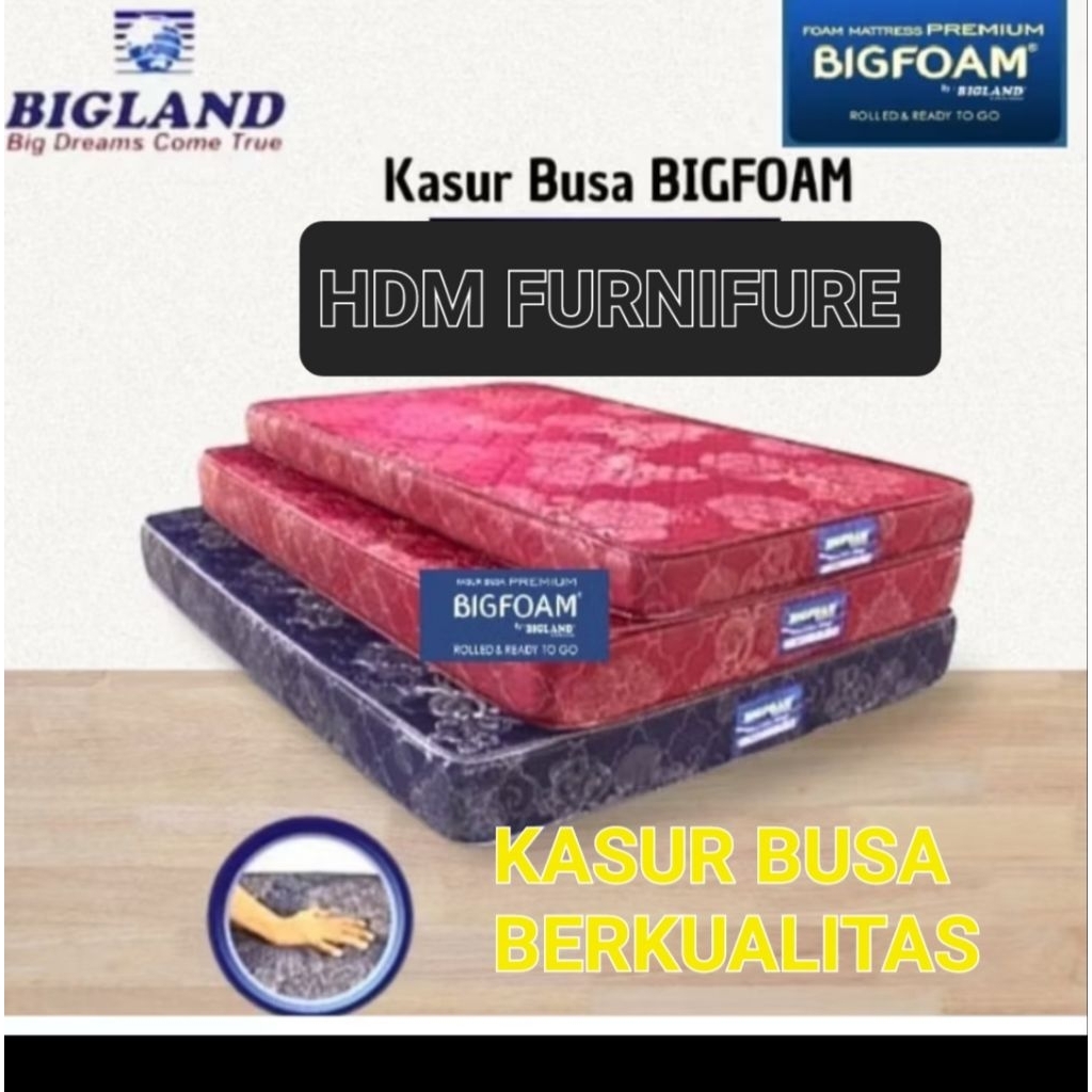Kasur Busa BigFoam, Kasur Busa Kain Springbed,Empuk, Nyaman, dan Tahan Lama