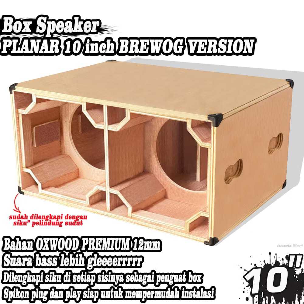 Box Speaker Miniatur Planar Brewog 10 Inch
