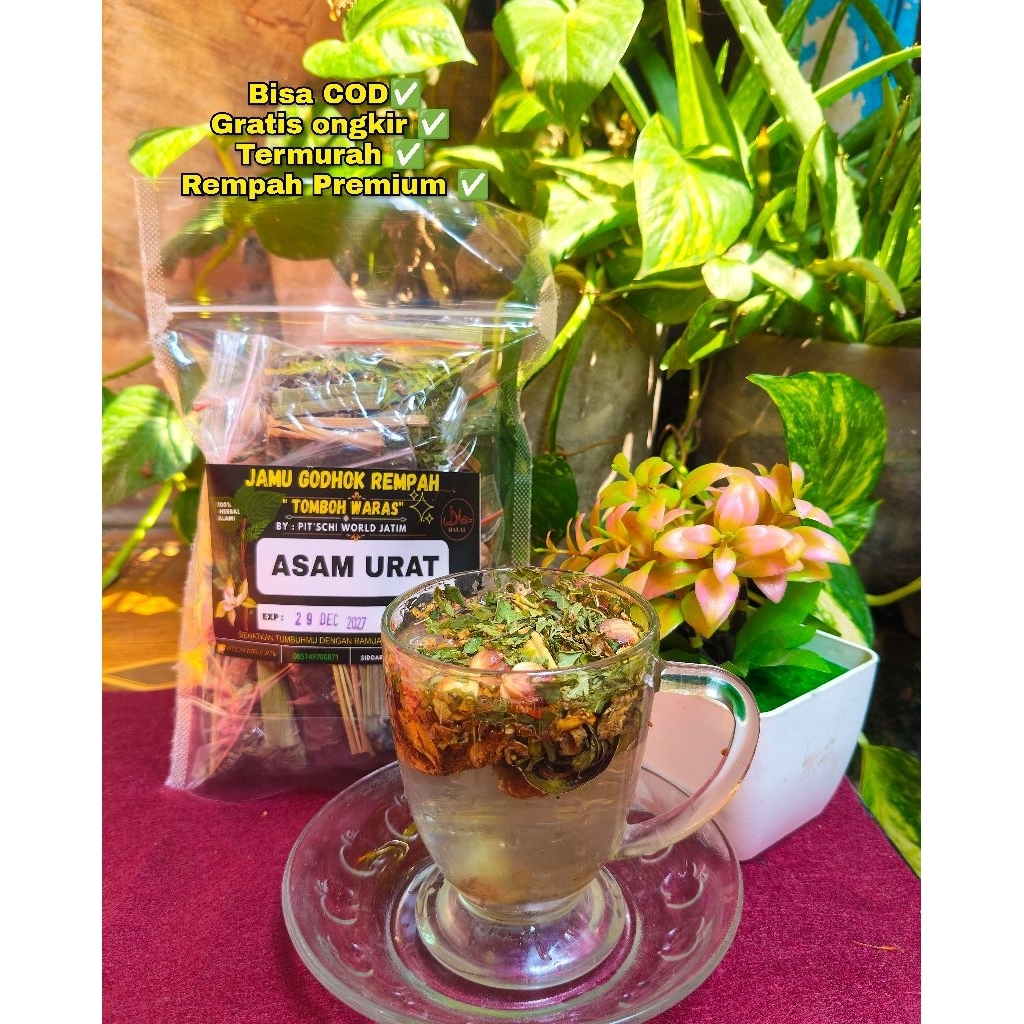 WEDANG REMPAH ASAM URAT PREMIUM 1 PACK ISI 12 PCS//WEDANG REMPAH ASAM URAT PREMIUM//WEDANG REMPAH AS