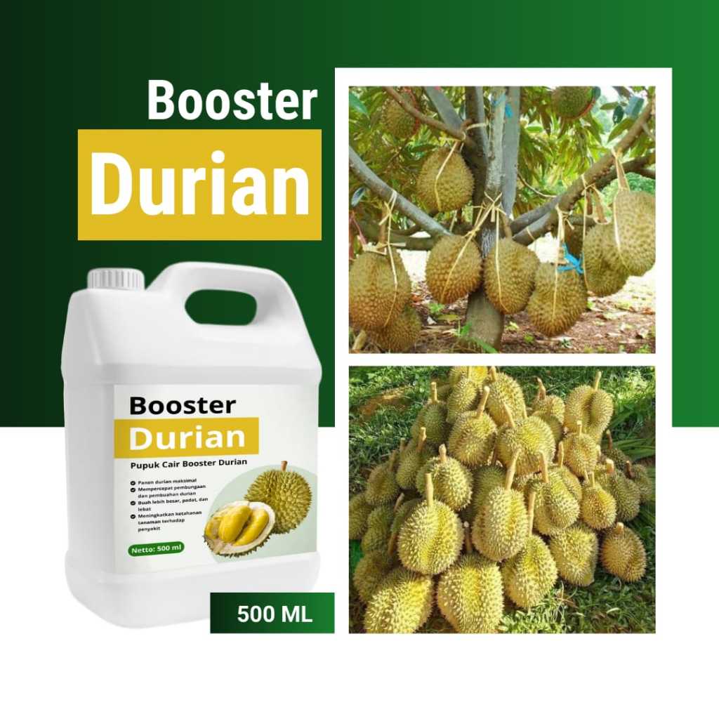 Durian Booter 500 ML – Pupuk Cair Hijau untuk Panen Lebat