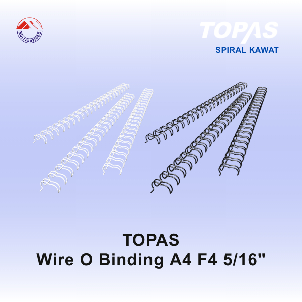 Spiral Kawat / Ring Kawat TOPAS A4 F4 5/16" Jilid Spiral