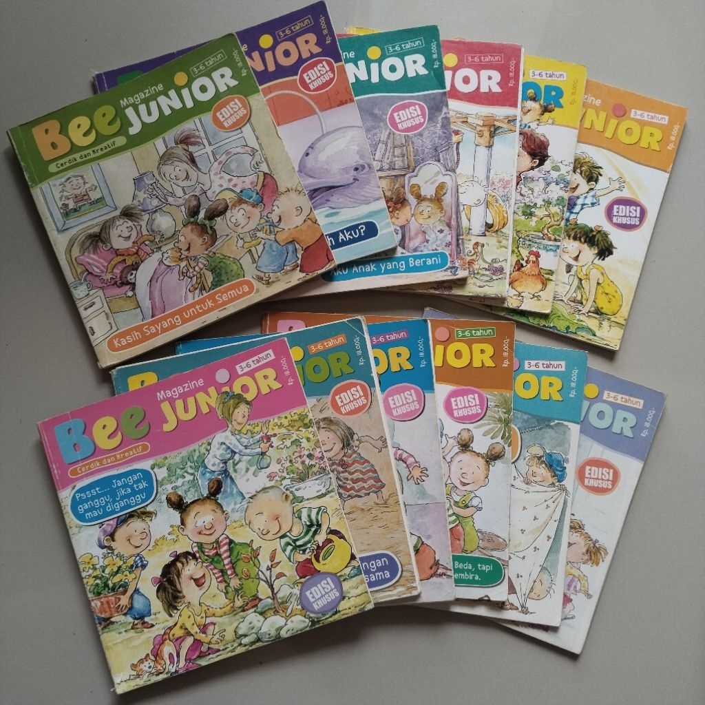 Bee Magazine Junior Edisi Khusus - Cover Belakang Huruf