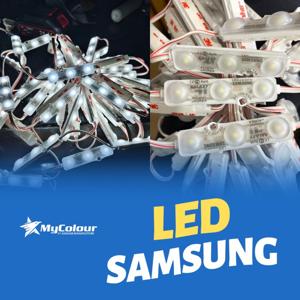 Led modul 3 mata 12v Galaxy chip samsung