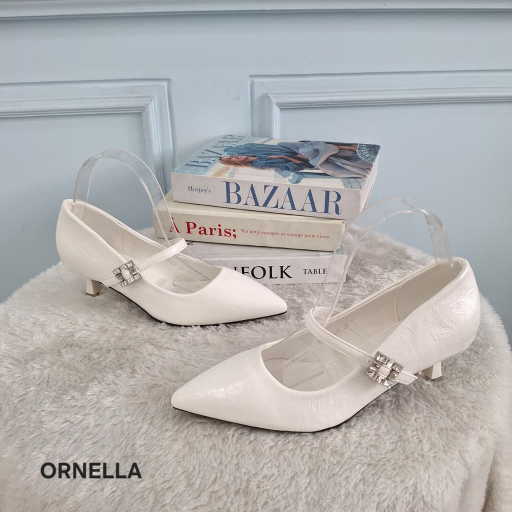 Valerie sepatu heels 3cm dove 36-40 ORNELLA